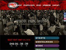 Tablet Screenshot of bbcrawfest.com